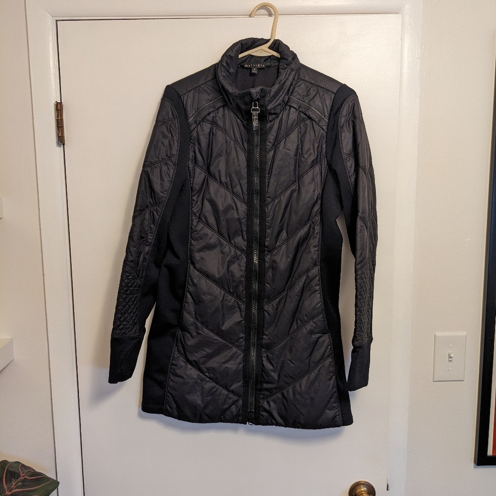 Athleta Quilted Long Puffer Jacket